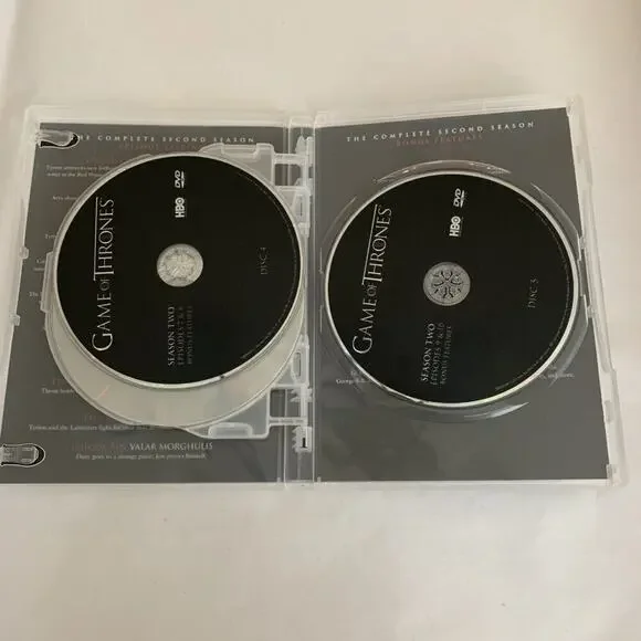 Game of Thrones: The Complete Second Season (DVD, 2015, 5-Disc Set) - Picture 7 of 8